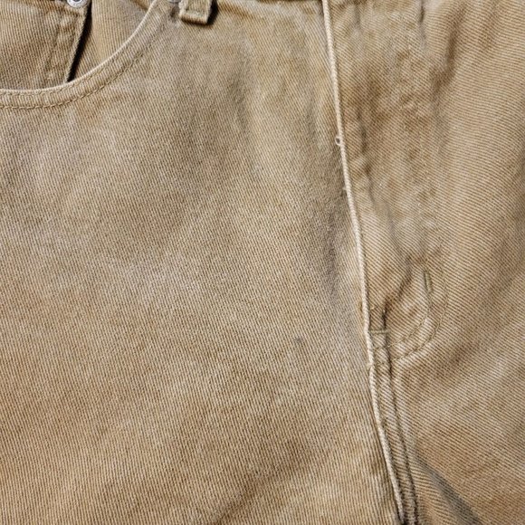 Vintage Perry Ellis America Mens Brown Tapered Denim Jeans 33x30 - Picture 11 of 11